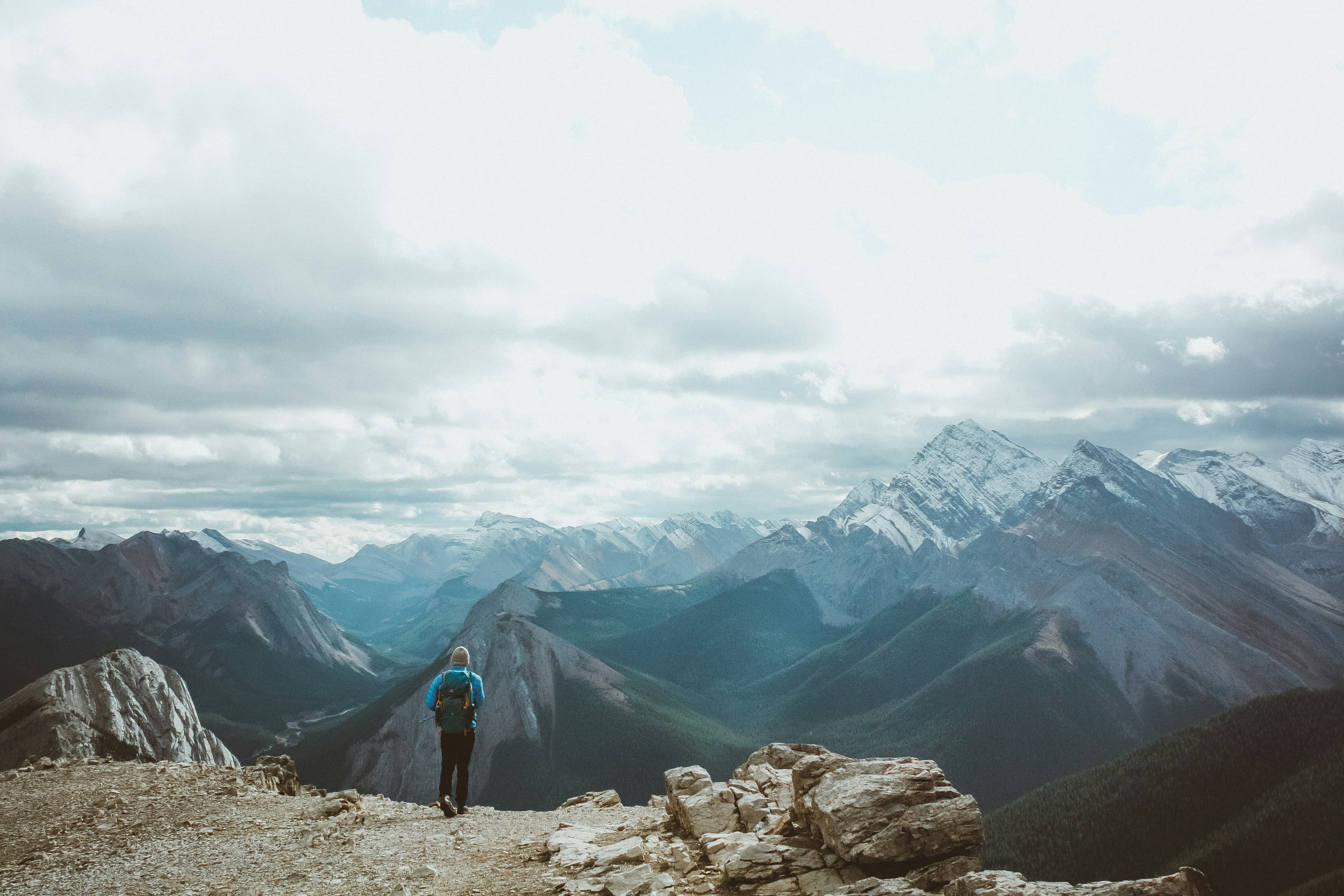 Mountain with climber 10