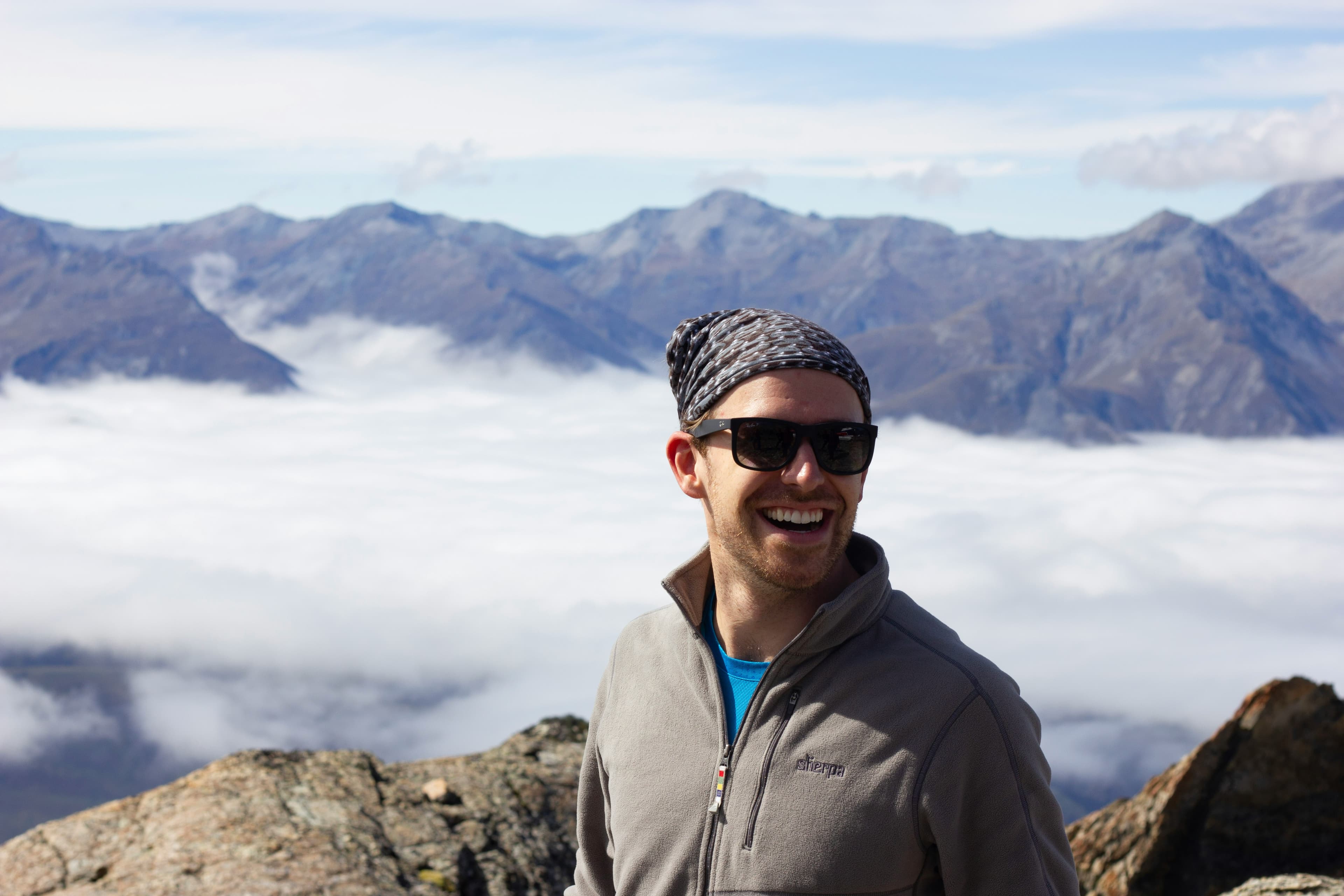 Mountain with climber 8